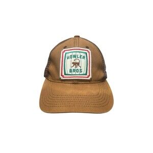 Howler Brothers Monkey Patch Brown Mesh OSFA Hat RARE
